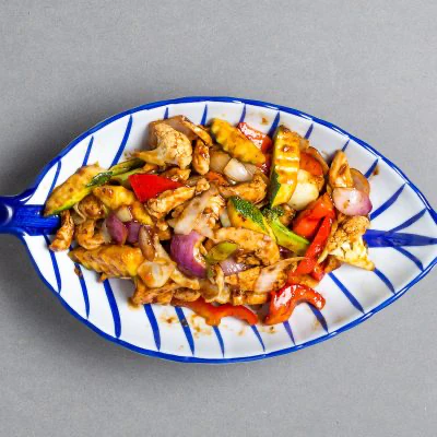 Pad Gai Kaprao utan cashewnötter